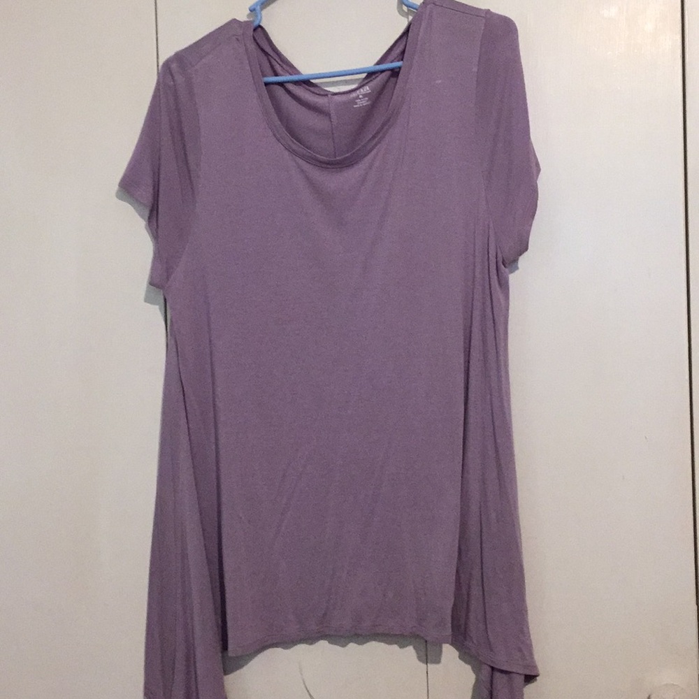 Purple tee